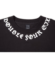 画像をギャラリービューアに読み込む, DOUBLE FOUR SIX-Neckline Logo T-Shirt Black
