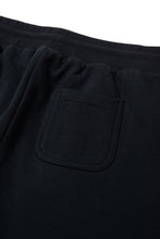 画像をギャラリービューアに読み込む, 446-Leather Emblem Sweatpants Black
