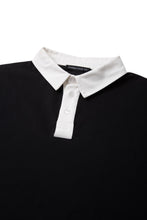 画像をギャラリービューアに読み込む, DOUBLE FOUR SIX- Long Sleeve Polo Shirt Black
