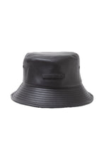 画像をギャラリービューアに読み込む, 【第二弾アイテム】DOUBLE FOUR SIX-Silicon Patch Eco Leather Bucket Hat Black
