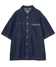 画像をギャラリービューアに読み込む, DOUBLE FOUR SIX-Pocket Logo Denim Shirt
