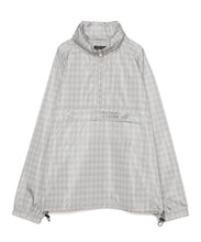 画像をギャラリービューアに読み込む, DOUBLE FOUR SIX-Houndstooth Pattern Front Logo Hoodie Chidori Greige
