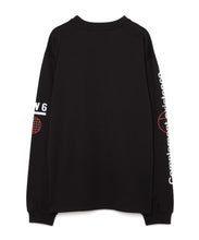 画像をギャラリービューアに読み込む, DOUBLE FOUR SIX-Multiple Logos Long Sleeve T-Shirt Black
