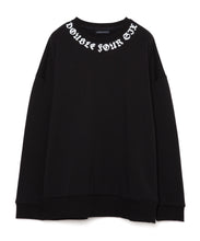 画像をギャラリービューアに読み込む, DOUBLE FOUR SIX-Neckline Logo Sweatshirt Dress
