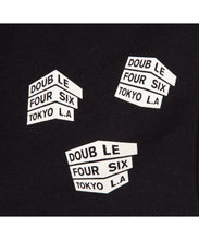 画像をギャラリービューアに読み込む, DOUBLE FOUR SIX-Block Logo Sweat Pants Black
