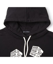 画像をギャラリービューアに読み込む, DOUBLE FOUR SIX-Block Logo Hoodie Black
