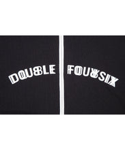 画像をギャラリービューアに読み込む, DOUBLE FOUR SIX-Front Logo Zip Hoodie Black
