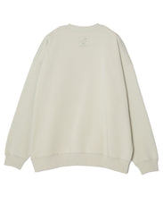 画像をギャラリービューアに読み込む, 446-Oversize Back Camel Long Sleeve Sweatshirts Pistachio
