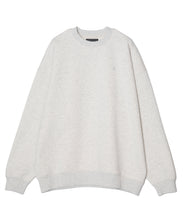 画像をギャラリービューアに読み込む, 446-Oversize Back Camel Long Sleeve Sweatshirts Oatmeal
