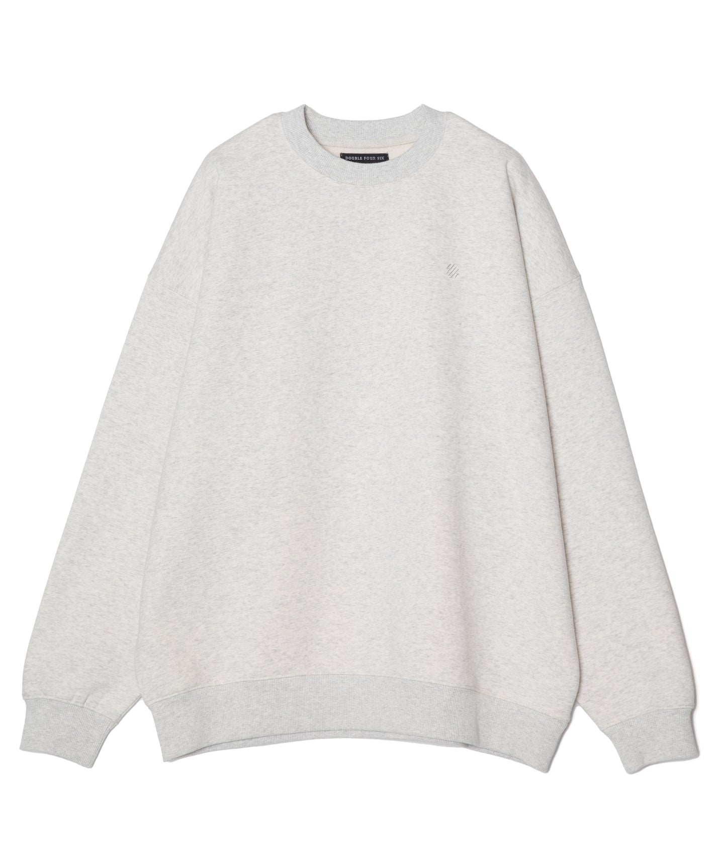 446-Oversize Back Camel Long Sleeve Sweatshirts Oatmeal