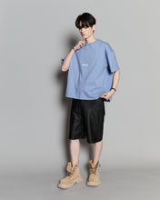 画像をギャラリービューアに読み込む, DOUBLE FOUR SIX-Front Logo T-shirt Blue
