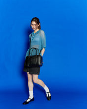 画像をギャラリービューアに読み込む, DOUBLE FOUR SIX- Silicon Logo Synthetic Leather Mini Bag Black
