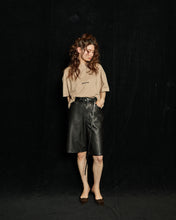 画像をギャラリービューアに読み込む, DOUBLE FOUR SIX-Front Logo T-shirt Greige
