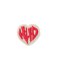 画像をギャラリービューアに読み込む, 446- Heart Logo Brooch Red
