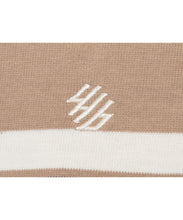 画像をギャラリービューアに読み込む, 446-Stripe Long Sleeve Polo Shirt Greige Stripe
