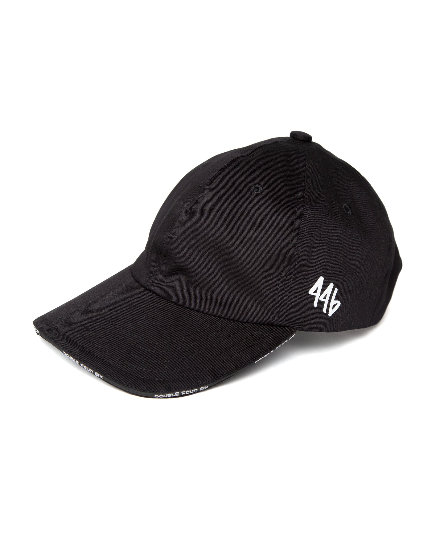 446-Tape Logo Cap Black