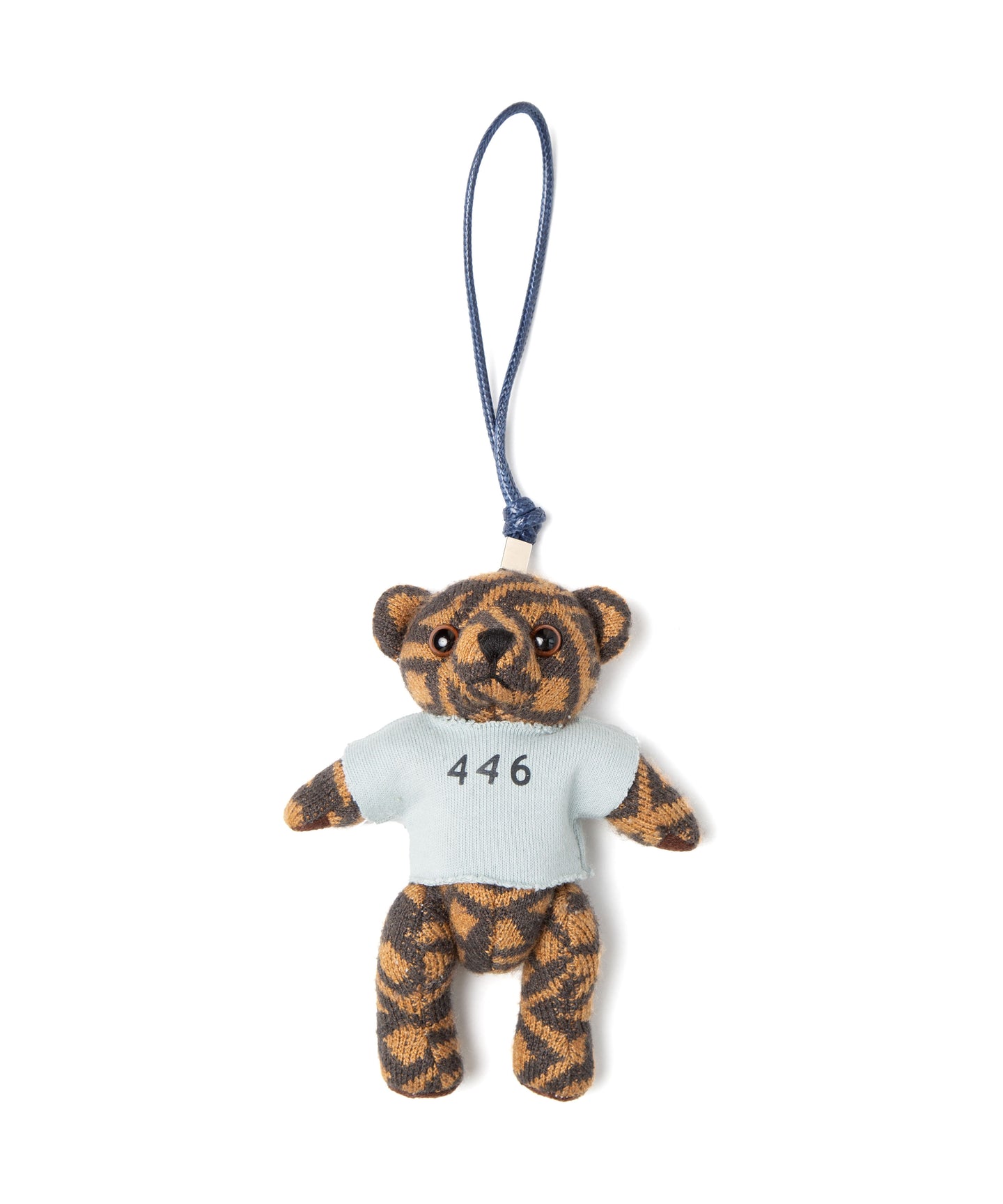 DOUBLE FOUR SIX- 446 Total Pattern Dress Up Teddy Bear Charm Blue