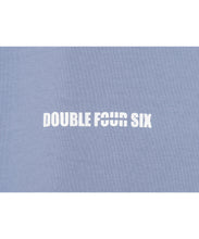 画像をギャラリービューアに読み込む, DOUBLE FOUR SIX-Front Logo T-shirt Blue
