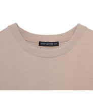 画像をギャラリービューアに読み込む, DOUBLE FOUR SIX-Front Logo T-shirt Greige
