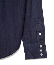 画像をギャラリービューアに読み込む, DOUBLE FOUR SIX-Open Collar Denim Shirt Indigo
