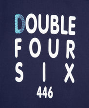 画像をギャラリービューアに読み込む, DOUBLE FOUR SIX-Stitch Logo T-shirt Navy
