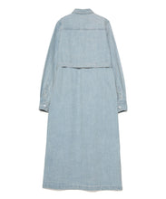 画像をギャラリービューアに読み込む, Denim Shirt Dress	Blue Denim
