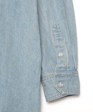 画像をギャラリービューアに読み込む, Denim Shirt Dress	Blue Denim
