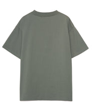 画像をギャラリービューアに読み込む, Message Print T-shirt Olive
