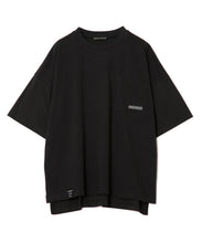 画像をギャラリービューアに読み込む, Multi-material T-shirt Black
