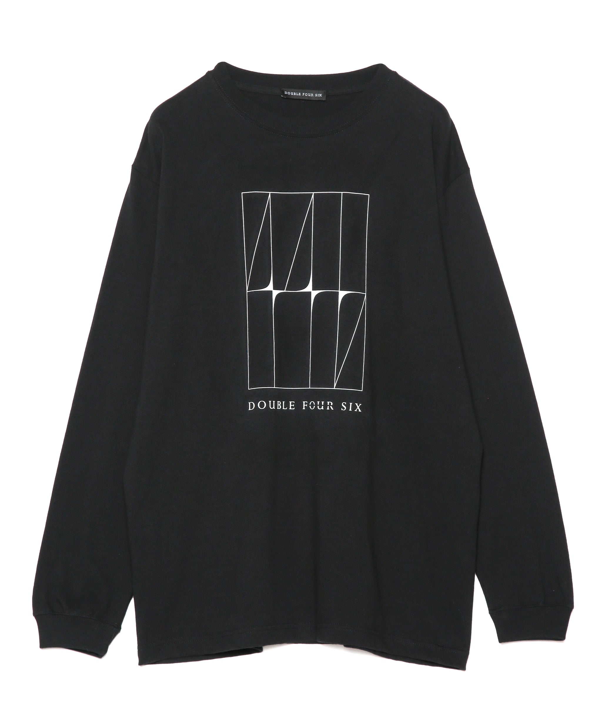 【数量限定商品】446-DOUBLE FOUR SIX- Long Sleeve T-shirt Black
