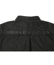 画像をギャラリービューアに読み込む, 【数量限定商品】446-DOUBLE FOUR SIX Emblem Denim Jacket Black
