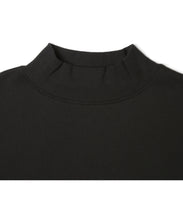 画像をギャラリービューアに読み込む, 【数量限定商品】Oversize Mock Neck Long Sleeve Sweat Shirts Black
