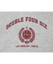 画像をギャラリービューアに読み込む, 【kids】446-DOUBLE FOUR SIX- College Print Hoodie Gray
