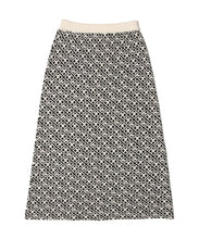 画像をギャラリービューアに読み込む, 【数量限定商品】446 Total Pattern Knit Long Skirt  Greige
