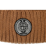 画像をギャラリービューアに読み込む, 【数量限定商品】446-DOUBLE FOUR SIX Emblem Knit Hat Brown
