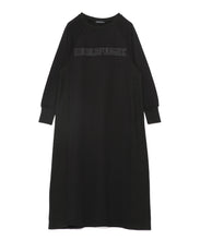 画像をギャラリービューアに読み込む, 【数量限定商品】446-DOUBLE FOUR SIX- College Block Logo Flare Dress Black
