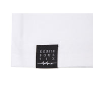 画像をギャラリービューアに読み込む, DOUBLE FOUR SIX- Message Print Long Sleeve T-shirt White
