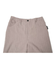 画像をギャラリービューアに読み込む, 【数量限定商品】Linen Stripe Wide Pants  Greige
