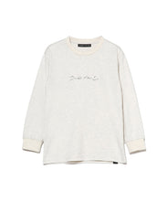 画像をギャラリービューアに読み込む, 【Kid&#39;s】Cursive Logo Long SleeveT-Shirt(Kid&#39;s) heather light gray
