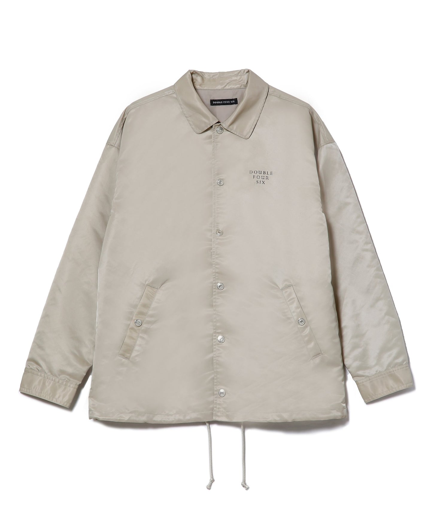 Vertical Logo Coach Jacket graybeige