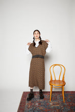画像をギャラリービューアに読み込む, 【数量限定商品】446 Total Pattern Knit Long Skirt Brown
